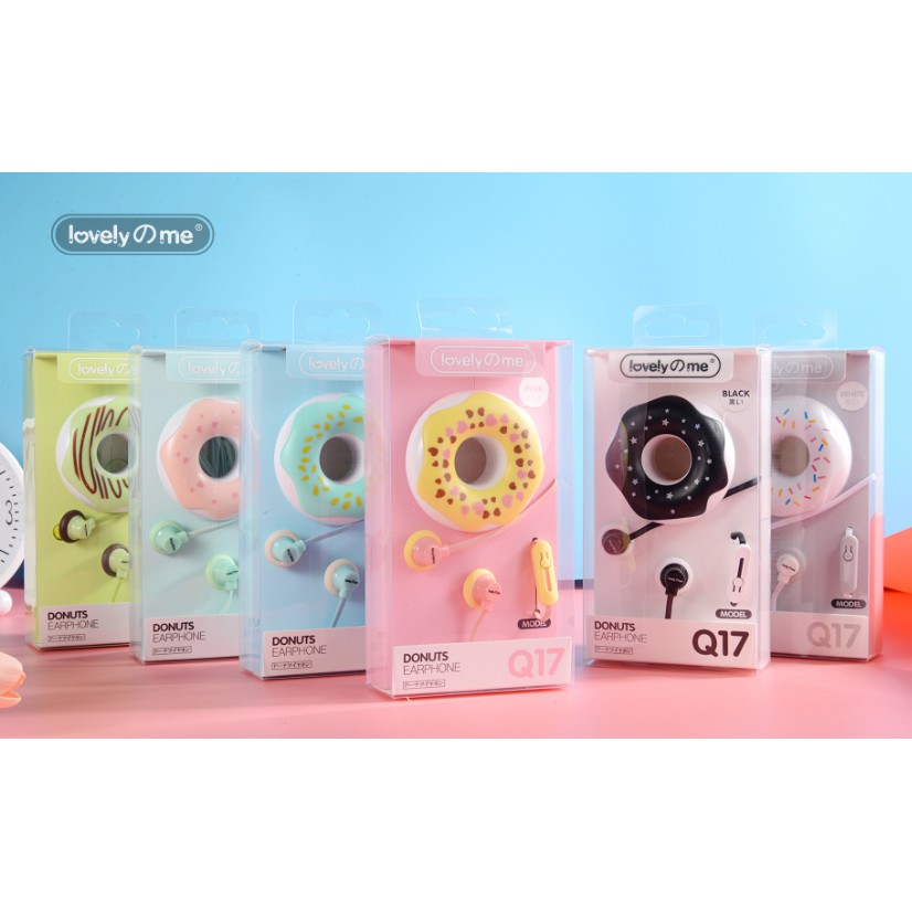 [Q-17] Headset Earphone Motif DONUTS DONAT Lucu / Wadah Earphone Bentuk DONAT Imut / Wadah Headset