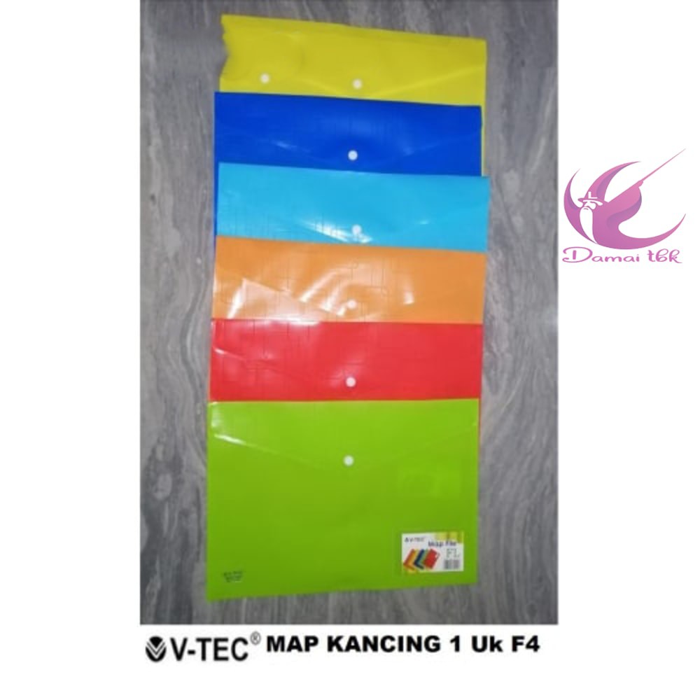 

Map Kancing Plastik V-Tec Folio VT-CB809-FL / Document Bag F4