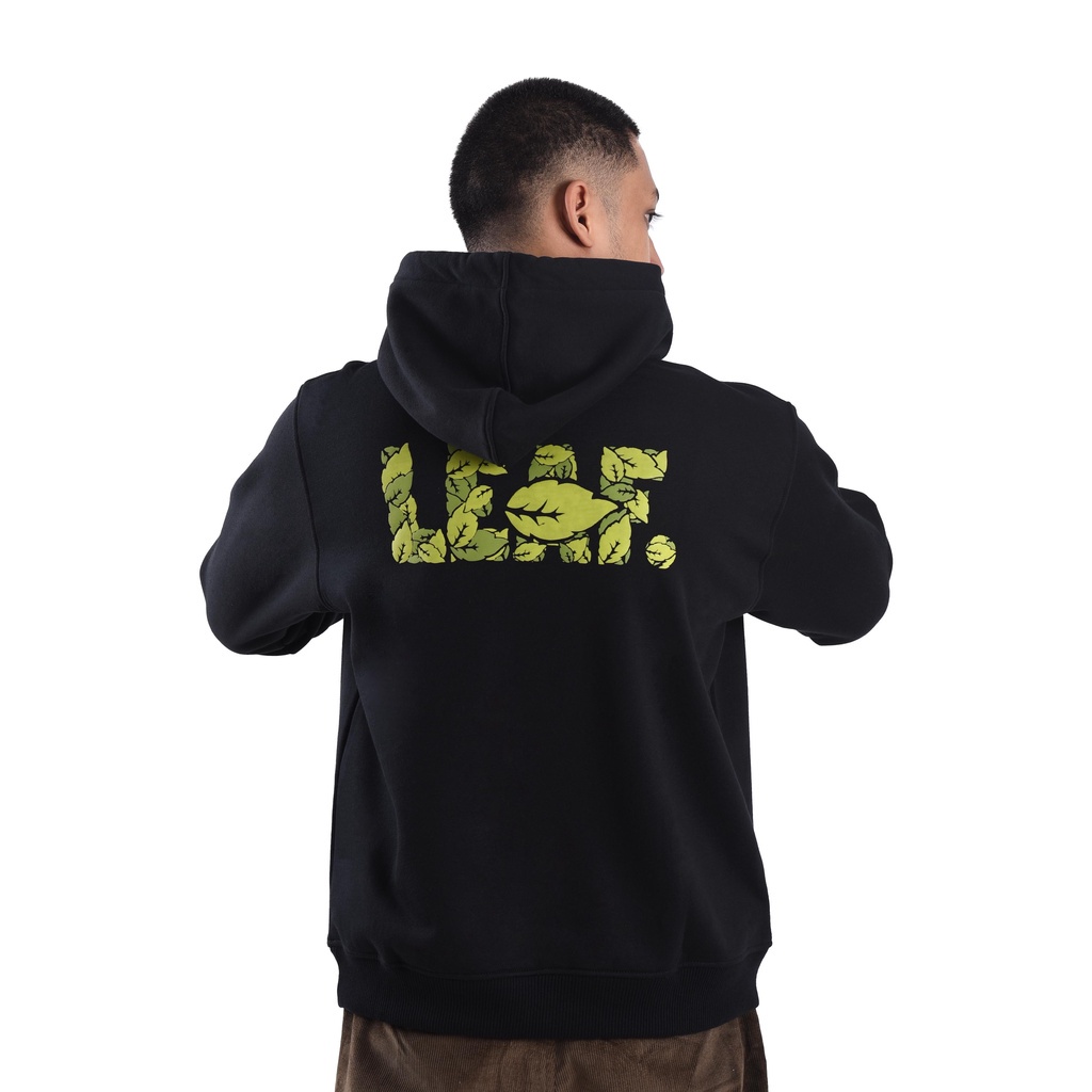 LEAF Leaves of Leaf Black Hoodie