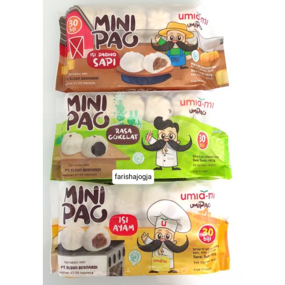 

✨ FSFF ✨ [instant] Umiami Minipao | Mini Pao isi 30 kemasan Frozen pack