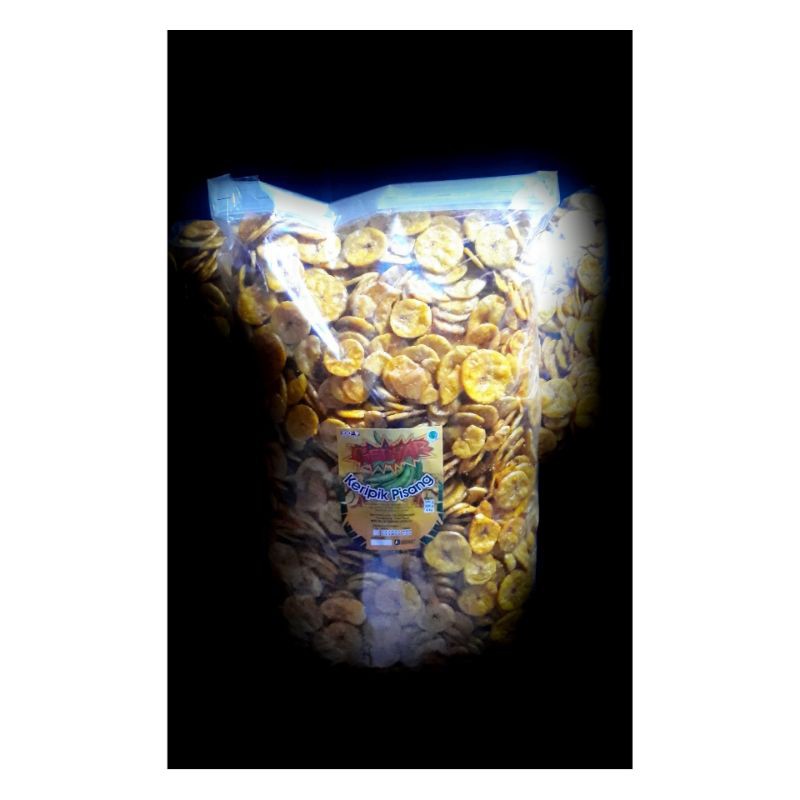 

Keripik Pisang krispy original banana crackers murah manis gurih lezat nikmat kemasan 4 kg .