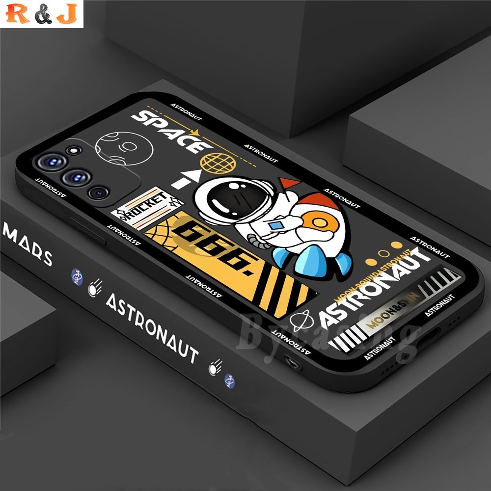 Soft Case Hp Gambar Astronot Untuk Infinix Note 12 / G96 / 11 / 12 Play / 11 Play / 10 Play / 9 Play / 10S / 10T / 6