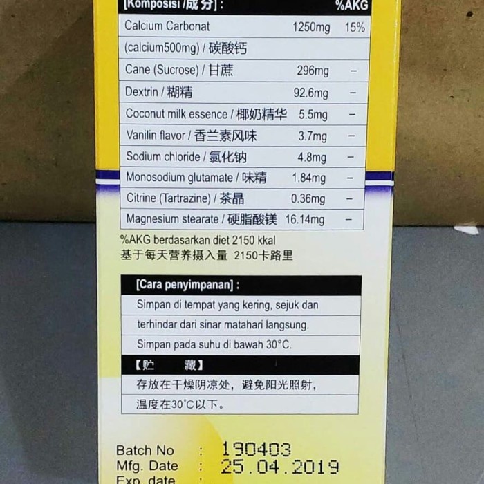 BUCHANG CALCIUM (SUPLEMEN PENGUAT TULANG) TERBUTI MANJUR