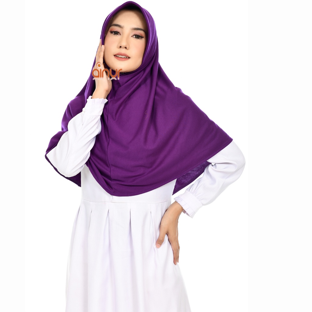 Jilbab Instan Size L Pet Antem Bahan Kaos