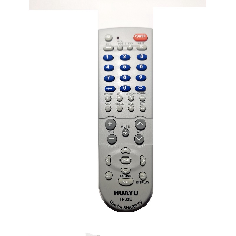 remote MULTI TV SHARP (SLIM,FLAT,TABUNG)