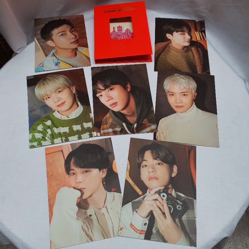 Ready Stock Official BTS Little Wishes Photobook Photo Set