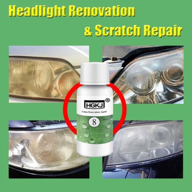 Pengkilap pembersih Lampu buram Mobil Lens Restoration Headlight Brightener 50ml