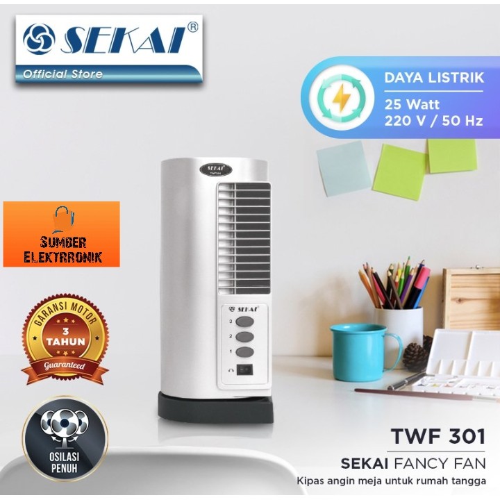 Sekai Kipas Angin Meja TWF 301