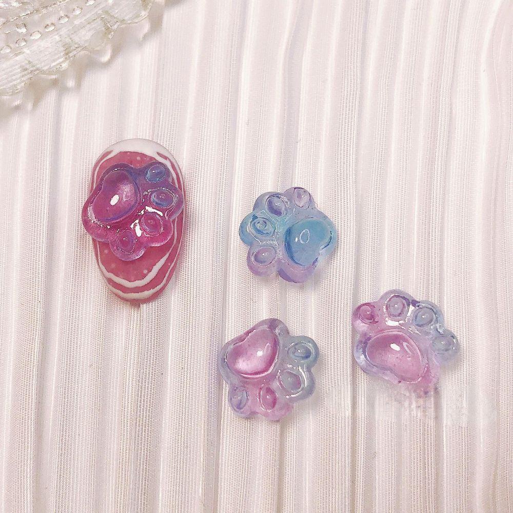 Mxbeauty Jelly Nail Charms Resin Gadis Kuku Kecantikan Kuku Salon Hiasan Kuku DIY Bahan Kuku