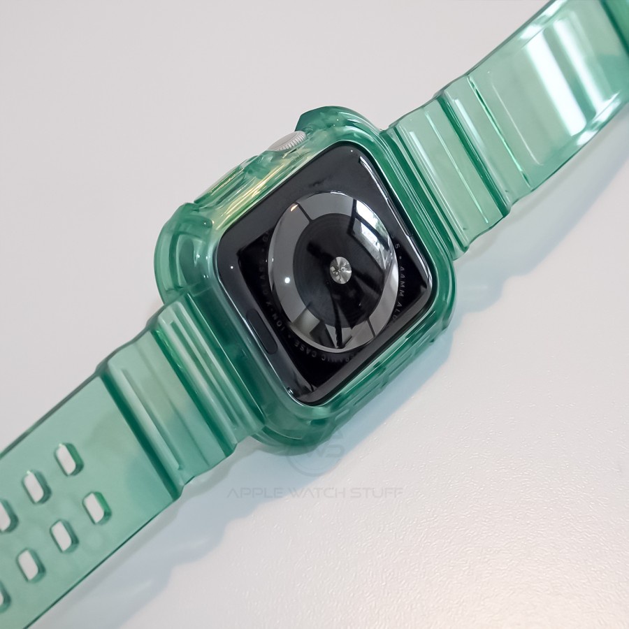 Apple Watch Strap Silicone Clear for Apple Watch SE 1 2 3 4 5 6