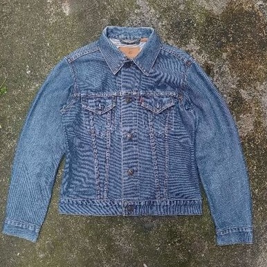 jaket levis trucker jeans second