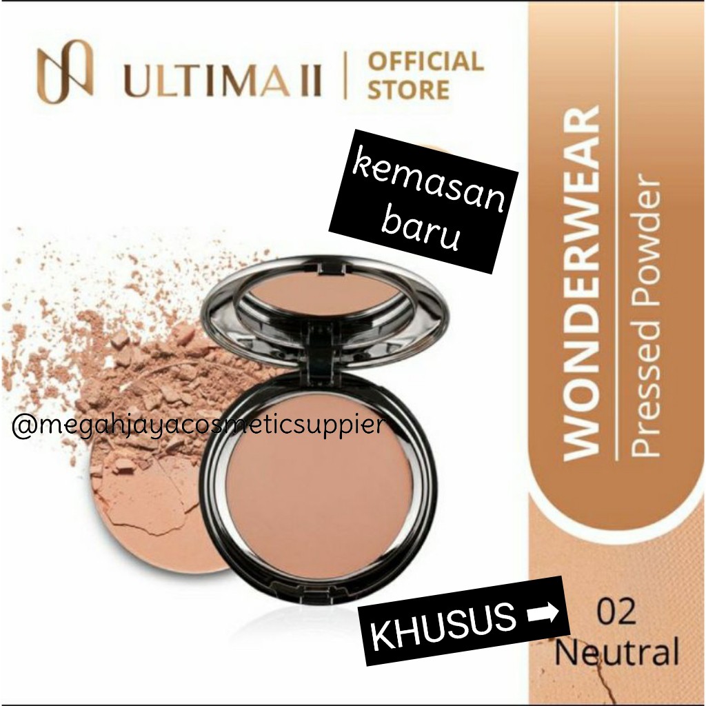 ULTIMA II WONDERWEAR PRESSED POWDER 02 NEW @MJ