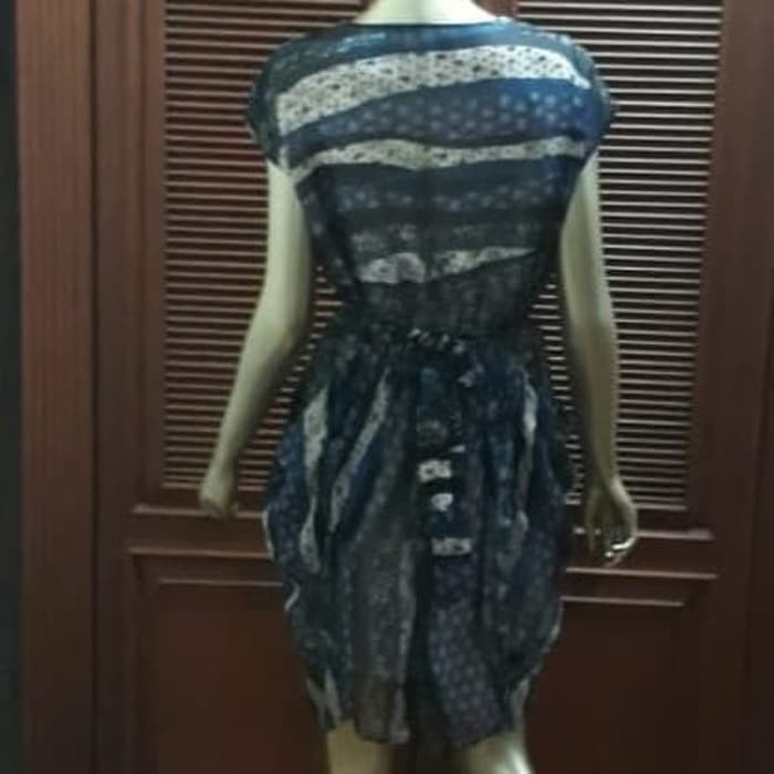 Dress Mini Fendi Blue Strap Waist