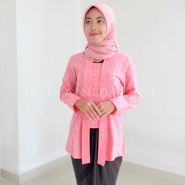 chandani.id • KUTU BARU KLASIK PINK • kebaya vintage klasik retro dobby