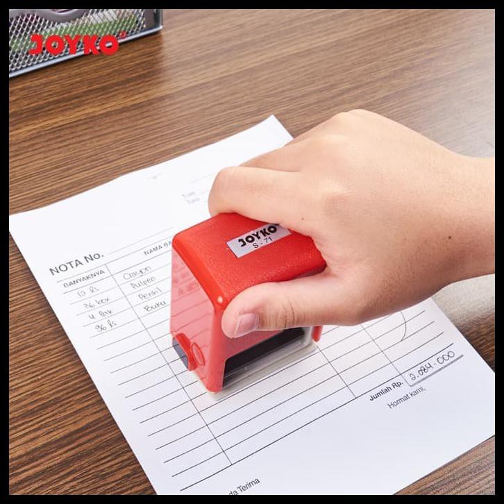 

Ready Stock Date Stamp / Stempel Tanggal Joyko S-71 (Lunas) / Self Inking