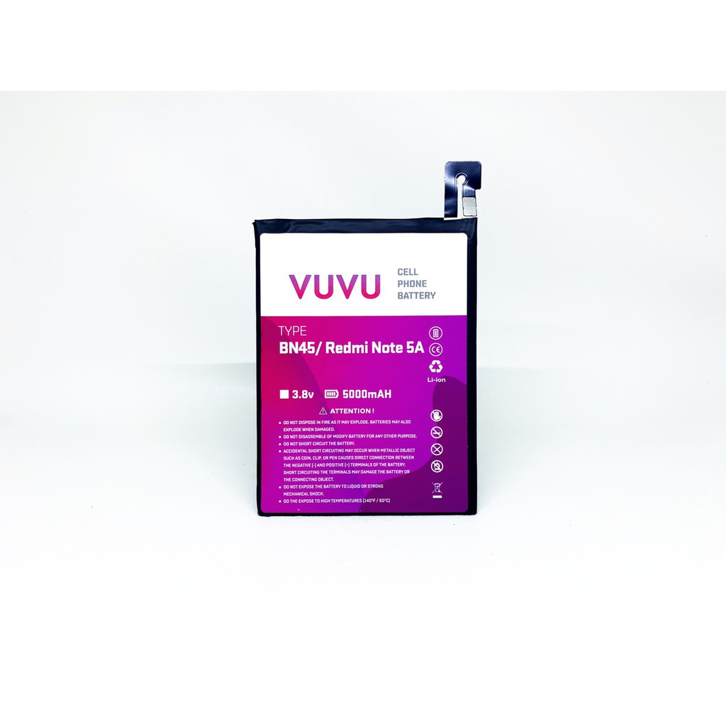 Baterai Double Power IC VUVU batu Battery Xiaomi Redmi Note 5 Pro/ BN 45/ BN45