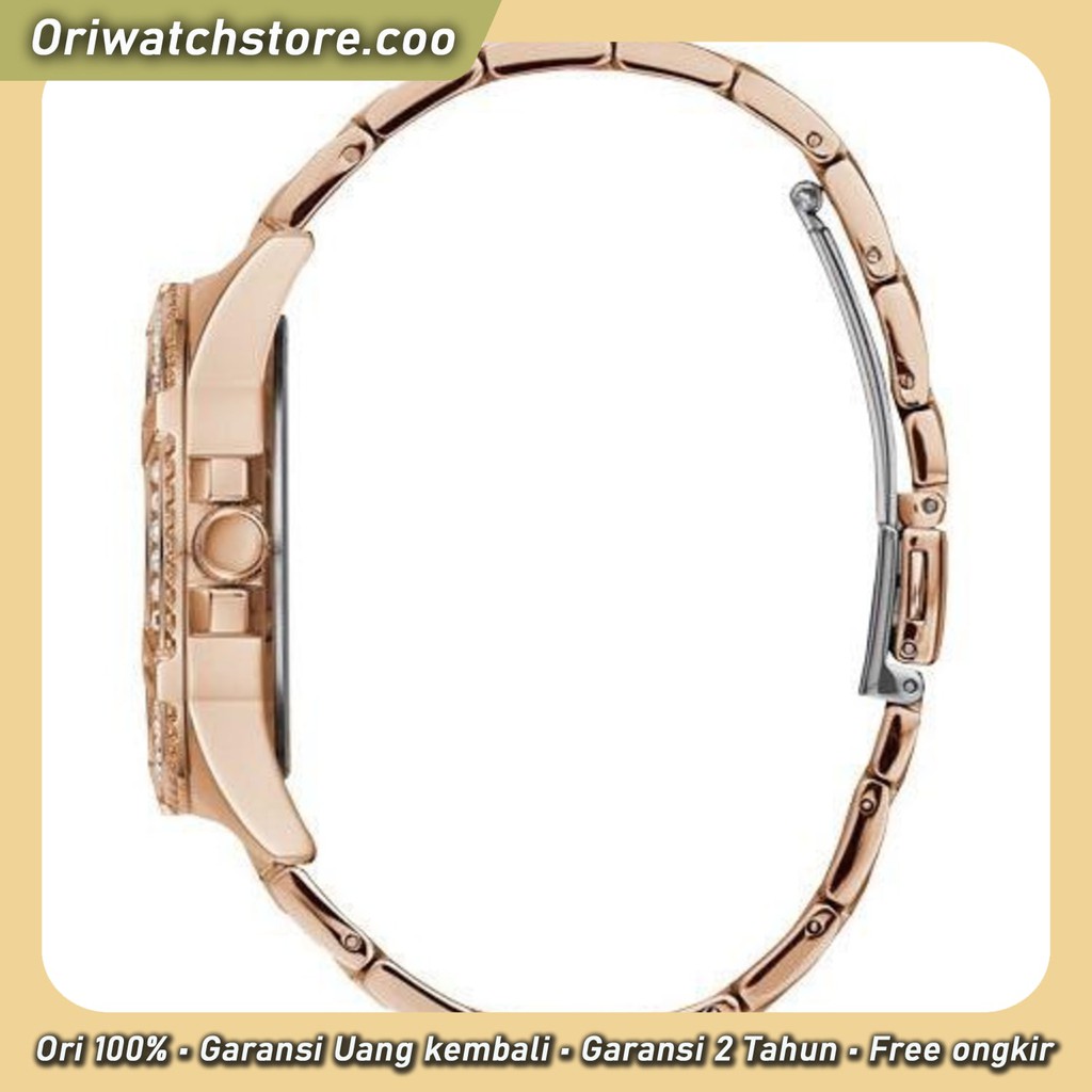 TERLARIS GUESS W1156L3 JAM TANGAN WANITA ROSEGOLD ORIGINAL SIZE 37MM MG STORE