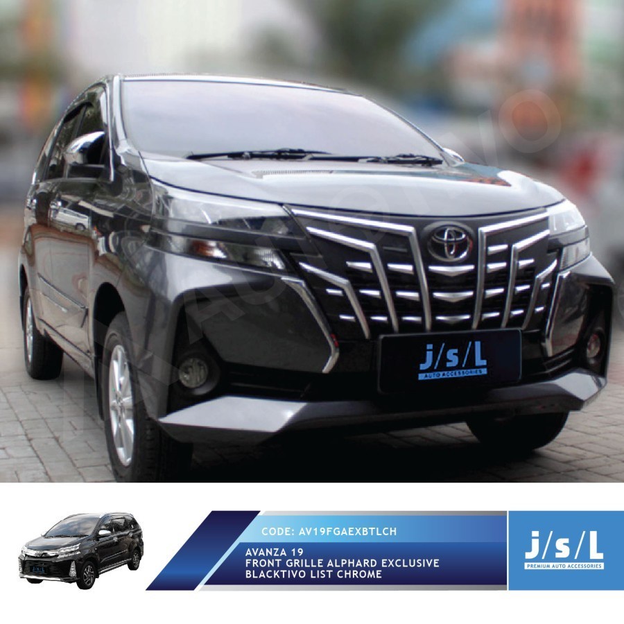 GRILL AVANZA 2019 EXCLUSIVE MODEL ALPHARD GLOSY
