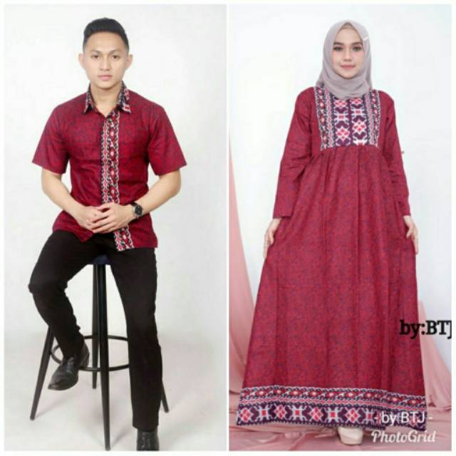 GAMIS BATIKA MEGA ETNIC bisa couple keluarga