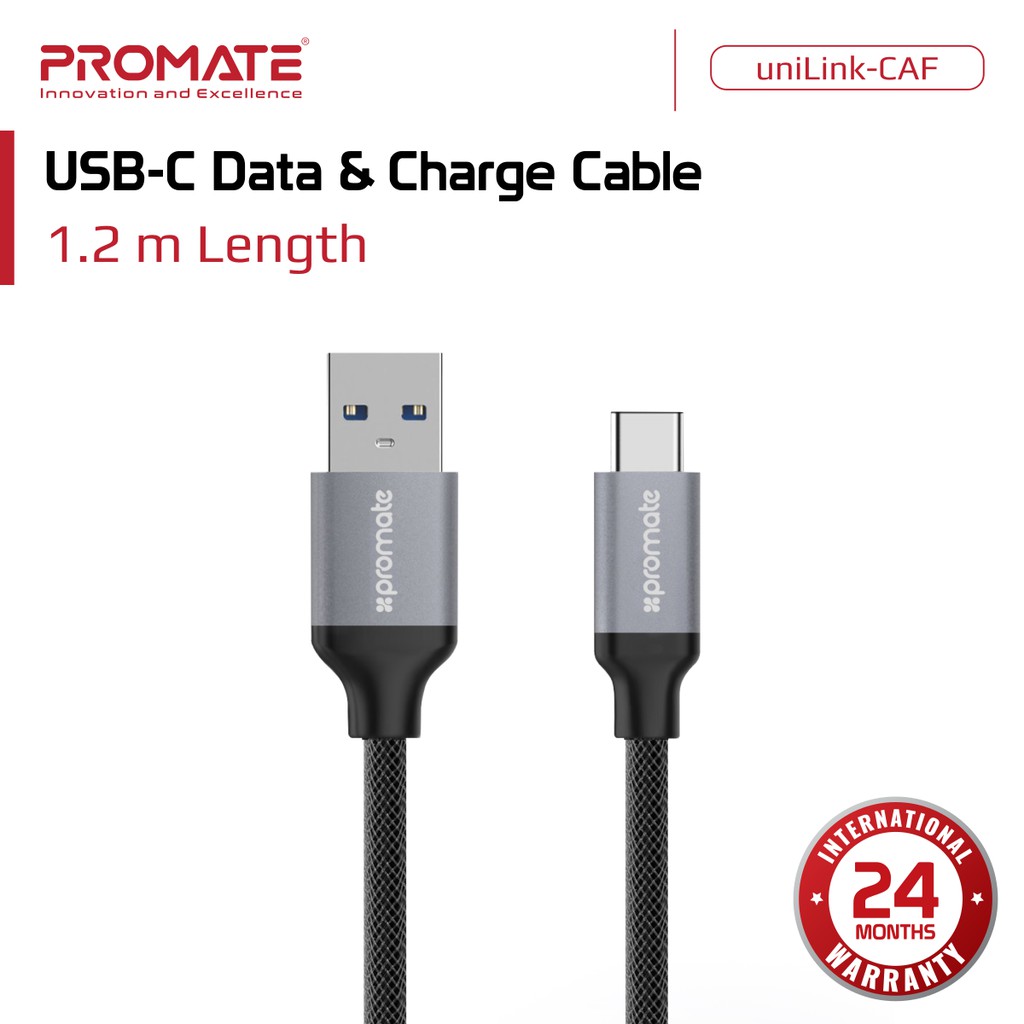 Kabel Data Charger USB Type C - uniLink-CAF Charge Cable Tipe PROMATE