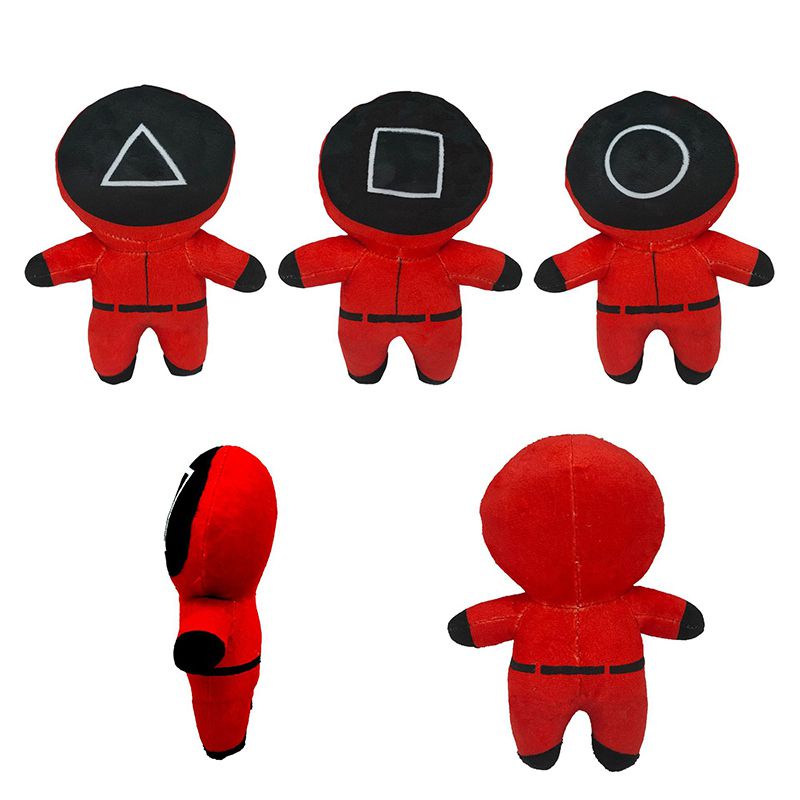 Game Squid Red Guard Worker Staff Mainan Mewah Front Man01 456boneka Boneka218