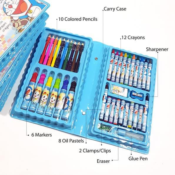 

269KM Doraemon Art Set 42 pcs Adinata / Alat Mewarnai / Crayon *