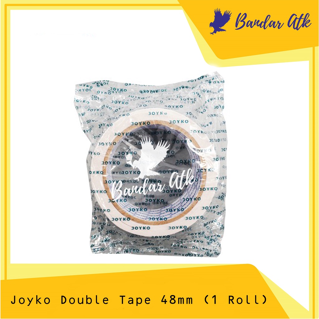 

Double Tape Joyko 48mm x 15Yard [1 ROLL]