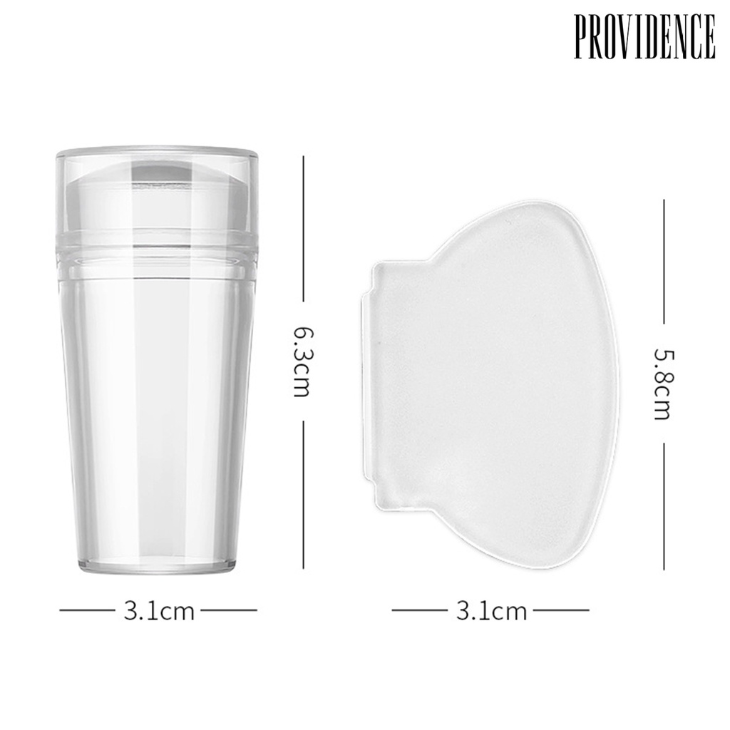 Providence 1 Set Dust-proof Nail Seal Practical Plastic Portable Lid Design Finger Nail Art Seal for Home