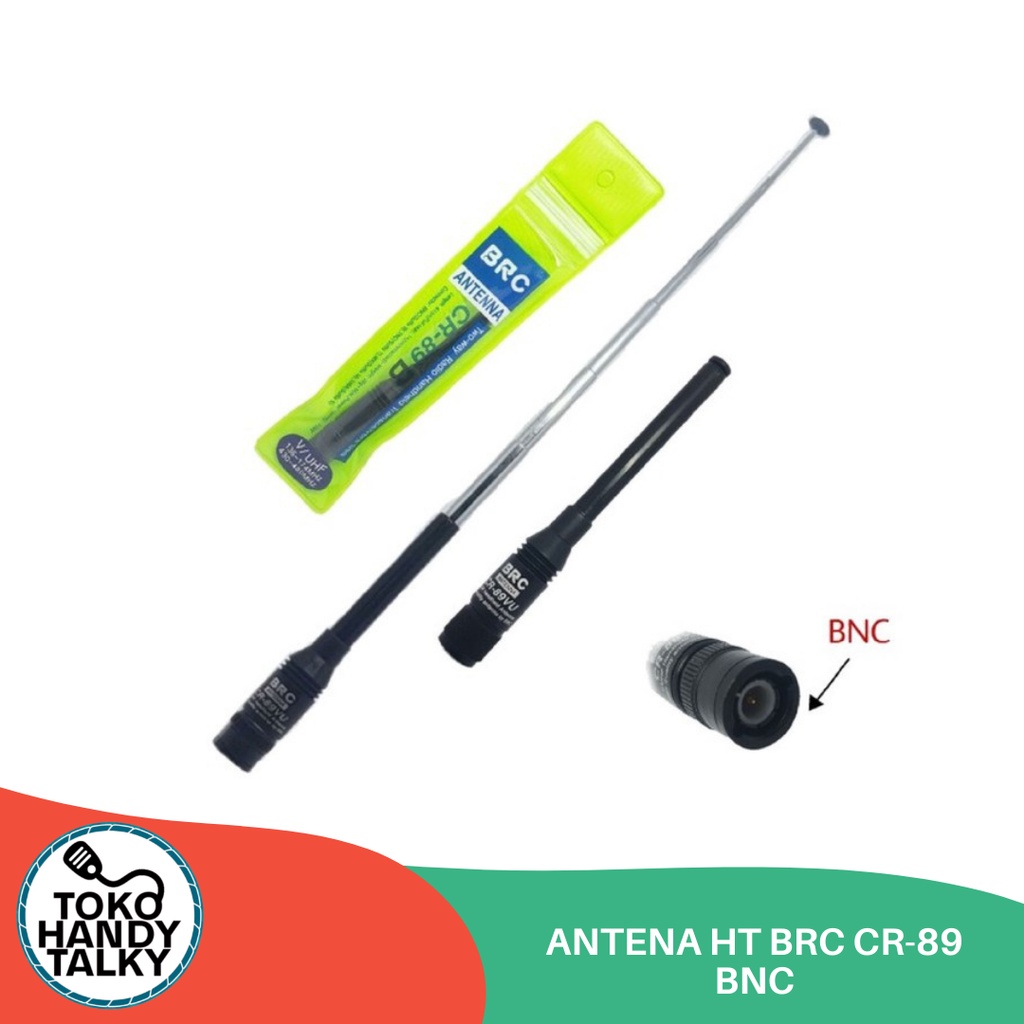 ANTENNA BRC CR-89 CR89 CR 89 BNC ANTENA HT ICOM ALINCO ORIGINAL TAIWAN