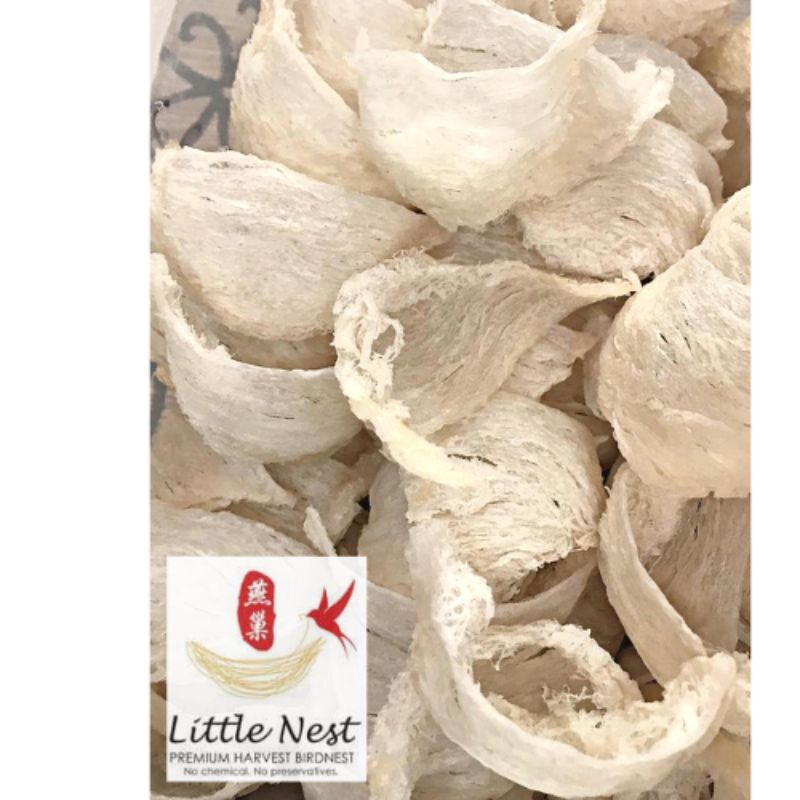 

Birdnest Sarang Burung Walet Little Nest - Sudut EXPORT QUALITY 500 gram