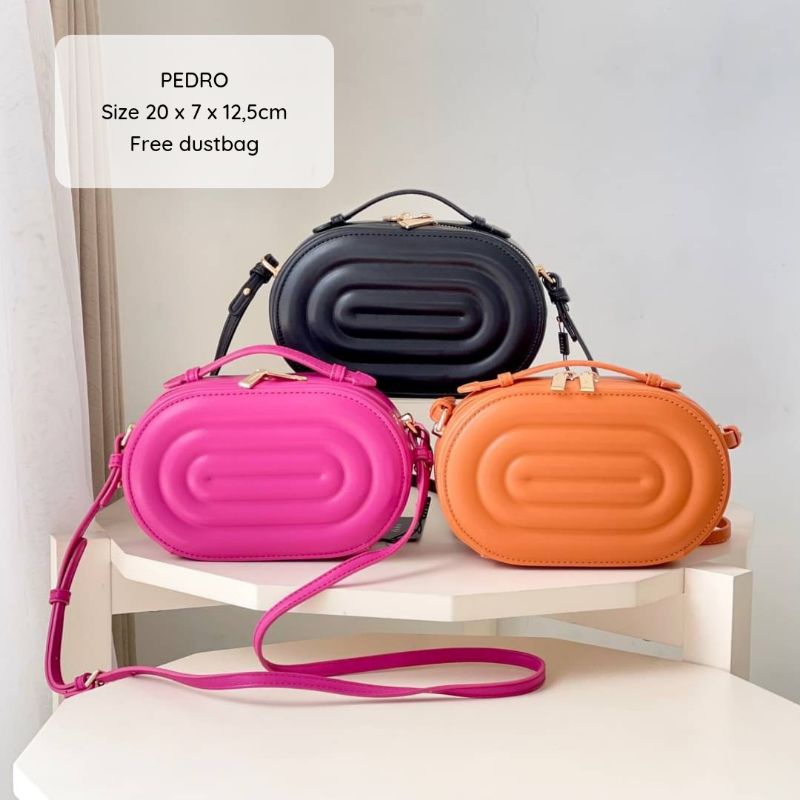 Tas Wanita / PDR Trinkle Shoulderbag / Tas PEDRO / Tas  Import Premium