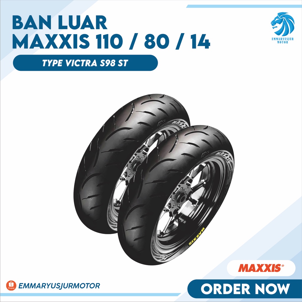 BAN LUAR 110 80 14 MAXXIS VICTRA TUBLES
