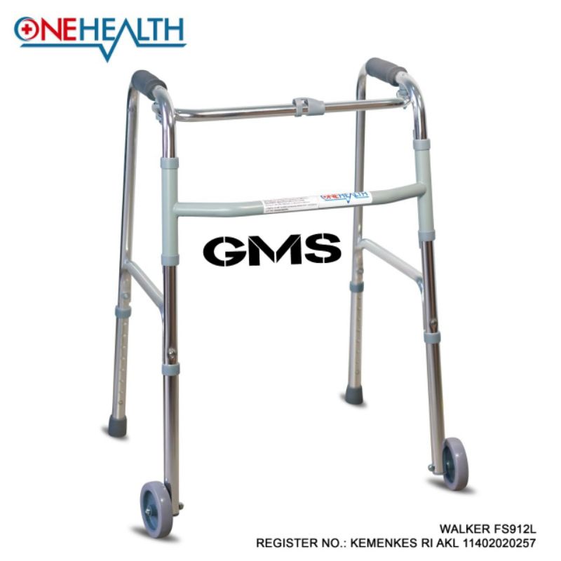 Walker Alat Bantu Jalan Roda FS 912L Onehealth