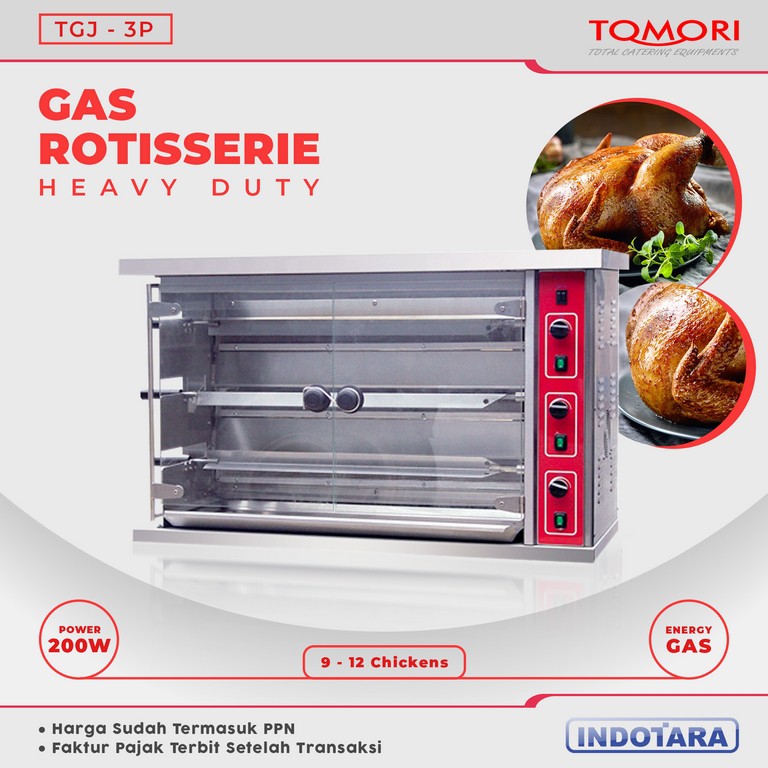 Gas Rotisserie Tomori - TGJ3P