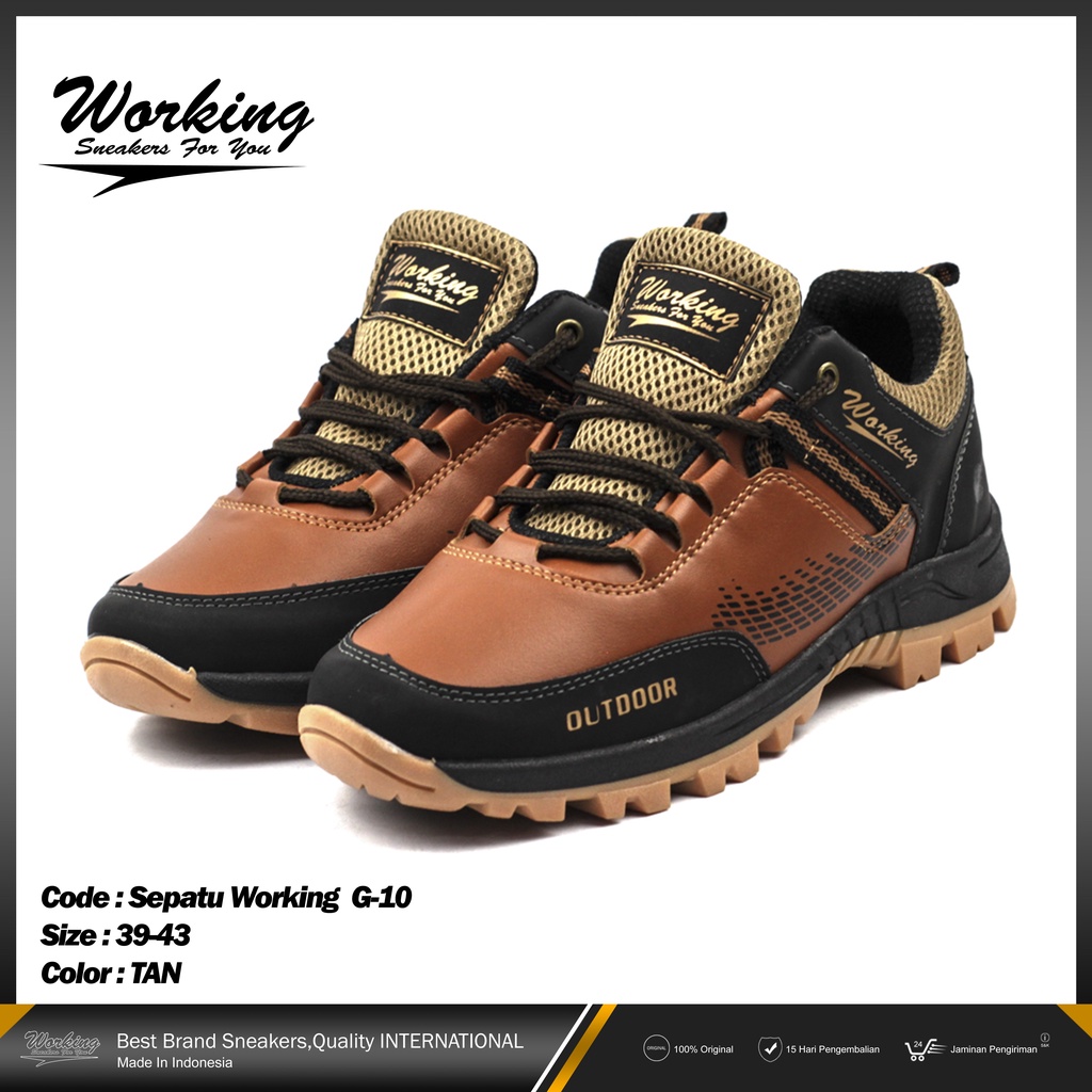 Working Snekares For You Sepatu Hiking Pria G-10