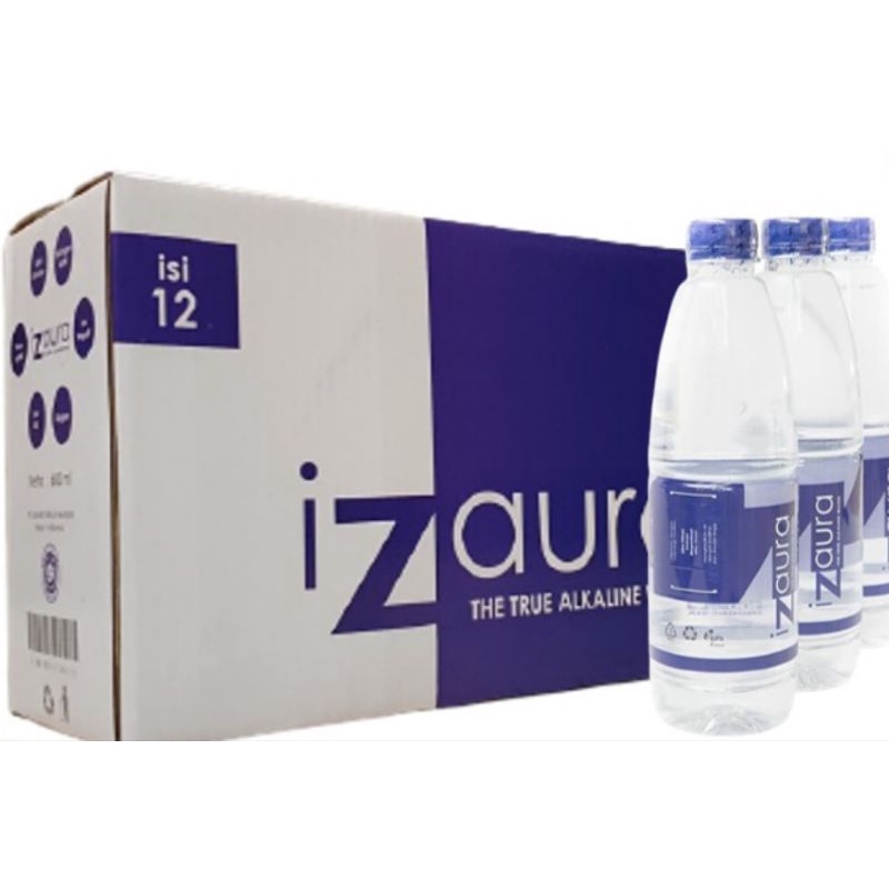 alkali water izaura 1 dus isi 12 botol