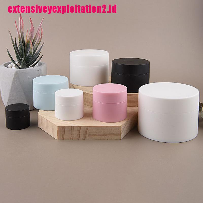 &lt; E2id &amp; &gt; Toples Kosong Bahan Plastik Pp Untuk Krim Wajah / Kosmetik