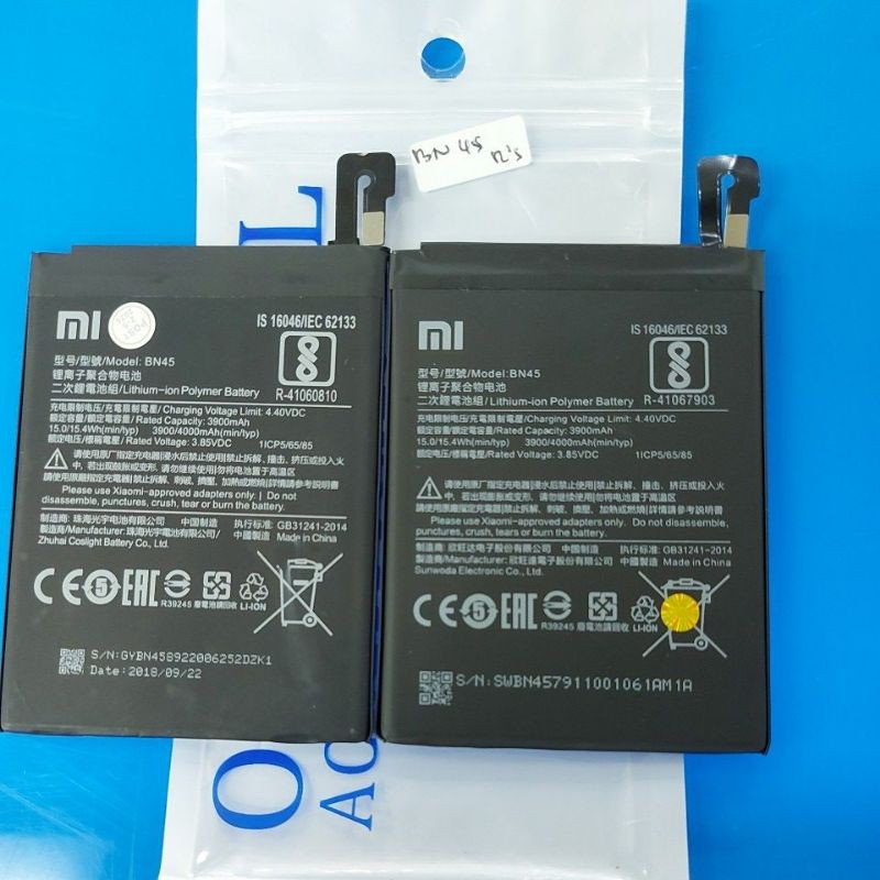 Baterai Redmi Note 5/ Redmi Note 5 Pro BN45 Original
