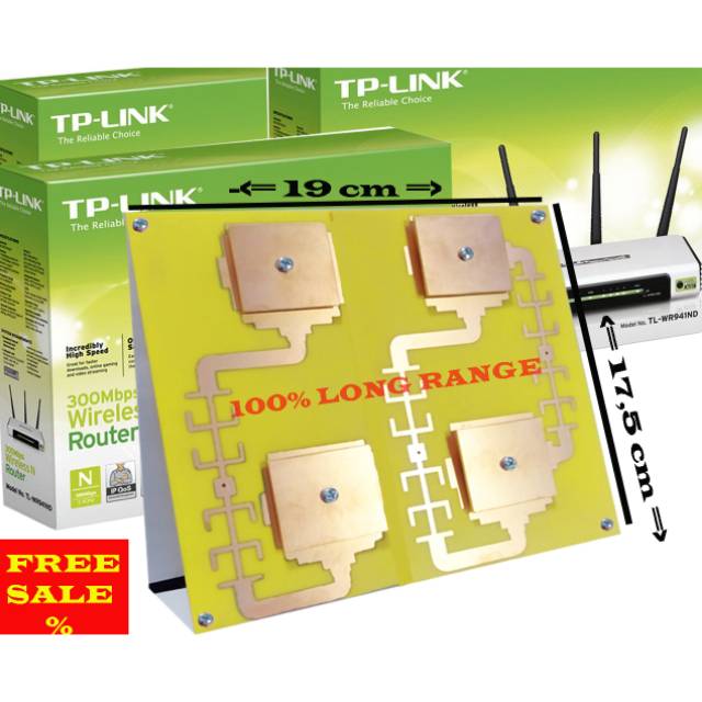 TP LINK WR840N/WR941N antena 3x14dbi