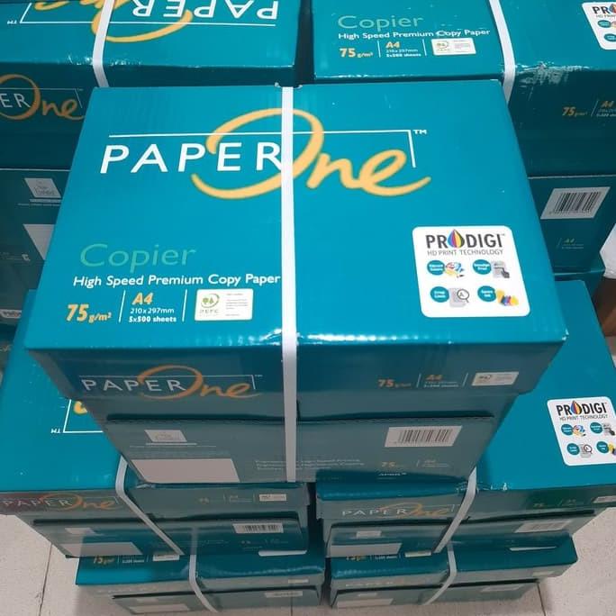 

Kertas A4 75Gr Paperone 1 Dus (Promo) / Kertas HVS A4 75Gr Paper One KERTAS HVS