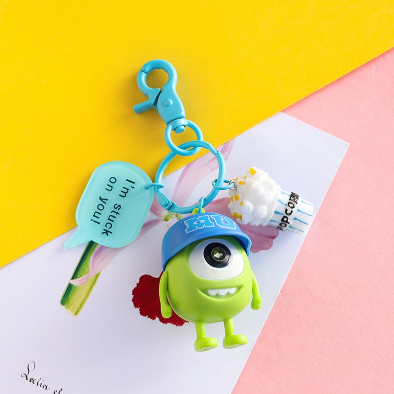 GANTUNGAN KUNCI KEY CHAIN MAINAN MONSTER INC LAMPU LED BERSUARA BERBUNYI / MONSTER INC MIKE JAMES / GANTUNGAN KUNCI TOY STORY / GANTUNGAN KUNCI MONSTER UNIVERSITY