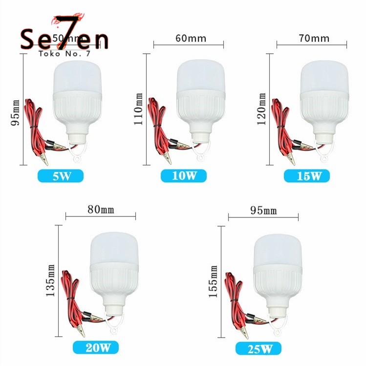 Lampu Bohlam LED DC 12V MUXINDO Semua Watt