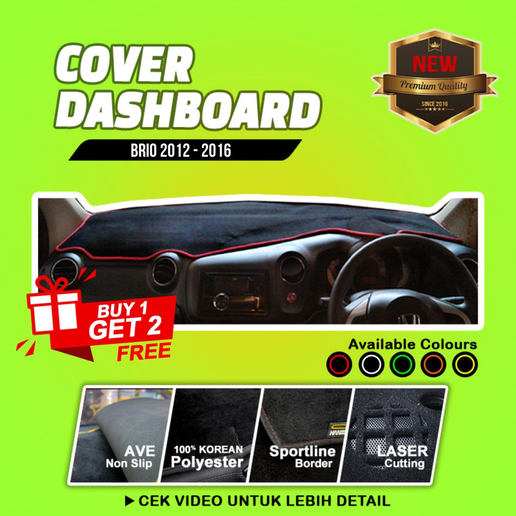 Aksesoris dashboard Mobil Honda Brio 2012-2016