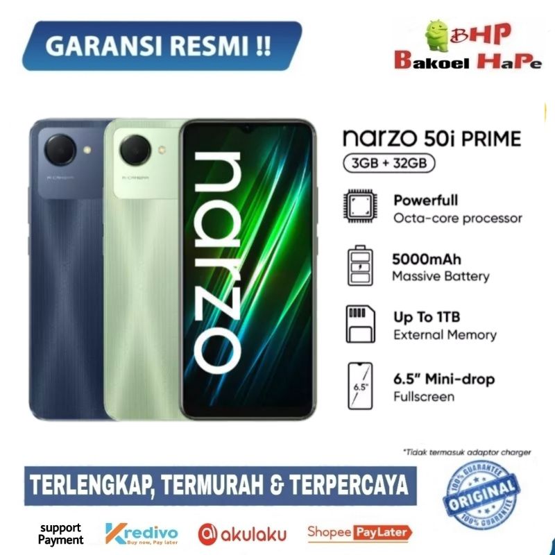 REALME Narzo 50i prime 3+32 - Garansi Resmi
