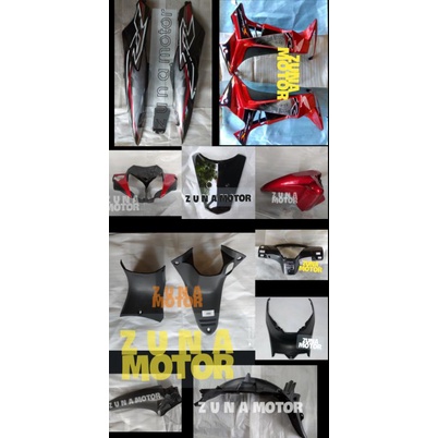 Full bodi supra x 125 R new betmen 2008 2009 merah hitam