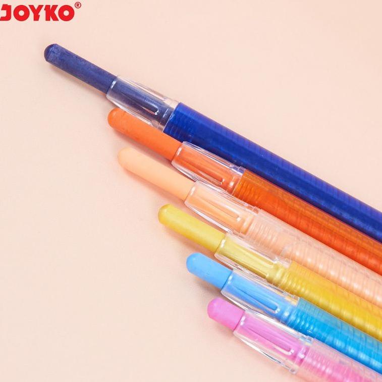 

(N2R2) Crayon Putar JOYKO 12 warna //Sudah@ready