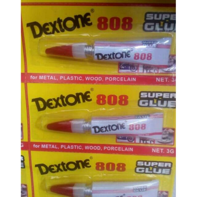 

Lem gila besi serba guna super glue dextone 3 gram