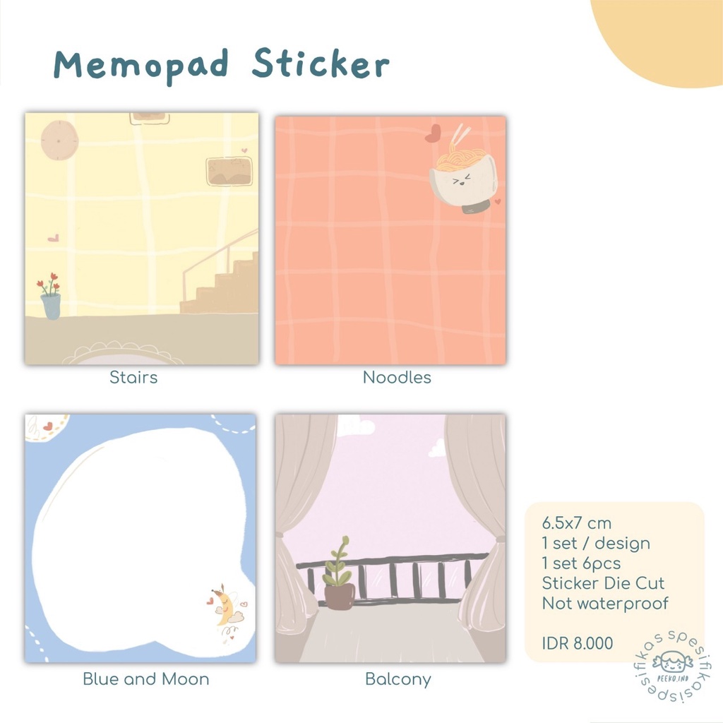 

Memo Sticker / Stiker Kertas Catatan