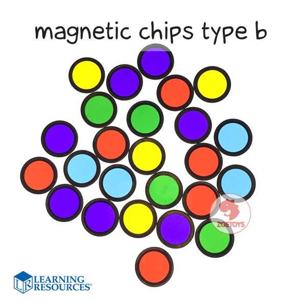 Zoetoys Learning Resources / Magnetic Chip A B C D | Mainan anak | Edutoys