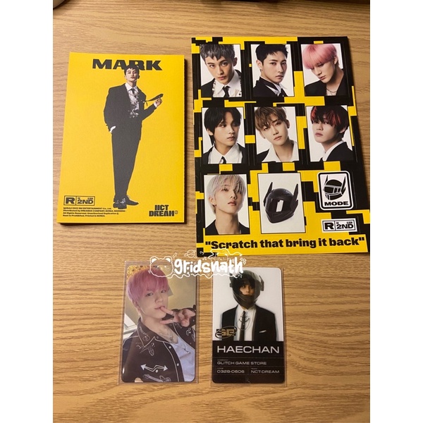 Jeno Photocard Haechan Lenti Scratch ver. NCT DREAM Glitch Mode